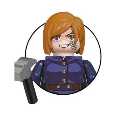 Imagem de Blocos De Montar Jujutsu Kaisen Mini Figuras De Ação Itadori Yuji Gojo