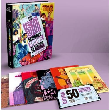 Imagem de Livro - Os 50 maiores shows da história da música (Acompanha 50 pôster