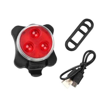 Imagem de Lanterna De Bicicleta LED Recarregável USB À Prova d'Água, Luz Frontal