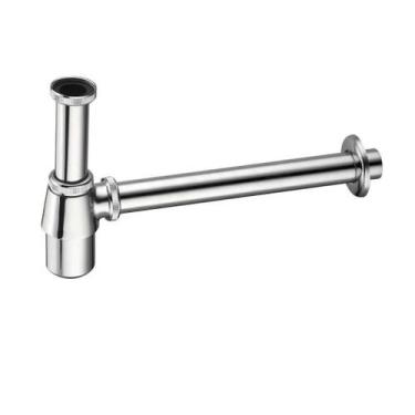 Imagem de Sifão Lavatório Cozinha Gourmet Metal Com Copo Cromado 1.1/2 x 1.1/2 P