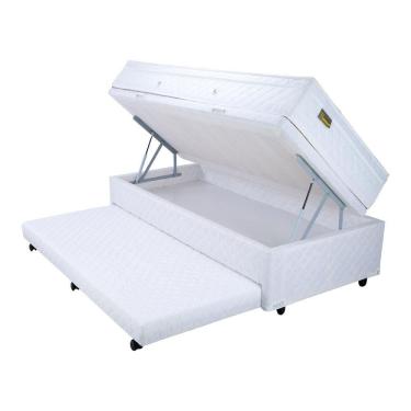 Imagem de Bicama Box Baú Solteiro Americano Mega 3 em 1 com Colchão Mega Nanno Euro - 096x203