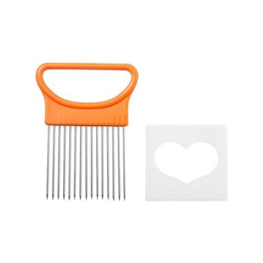 Imagem de 1 pacote de utensílios de cozinha, fatia, tomate, cebola, vegetais, garfo seguro, agulha de carne, ferramenta de corte de vegetais, utensílios de cozinha criativos