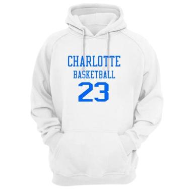 Imagem de Blusa Moletom Capuz Basquete Charlotte Basketball número 23 - Loja Cli