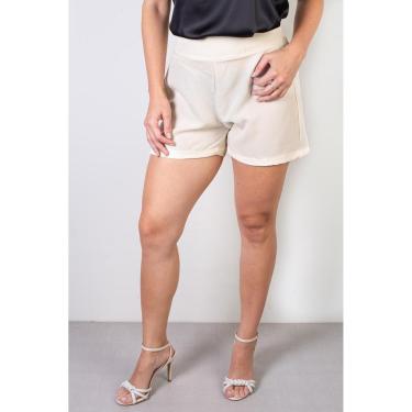 Imagem de Short Fluffy Alfaiataria com elástico Feminina-Feminino