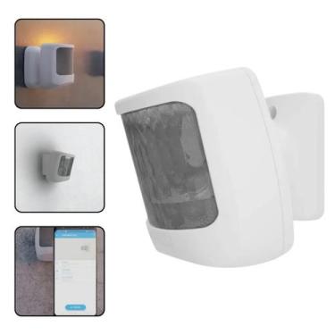 Imagem de Sensor de Presença Frontal App Celular Ios Android Fotocelula Branco E