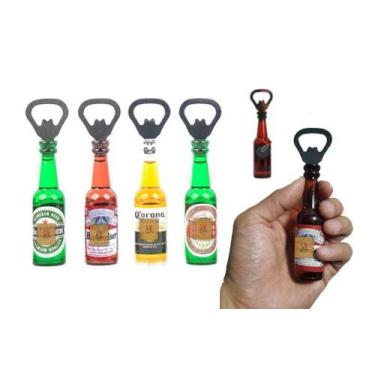 Imagem de Kit c4 Abridores de Tampa Garrafas Cervejas Refrigerantes - Multi