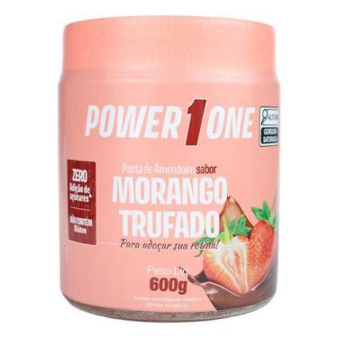 Imagem de Pasta De Amendoim Powerone Pedaços Morango Trufado 600g Power One