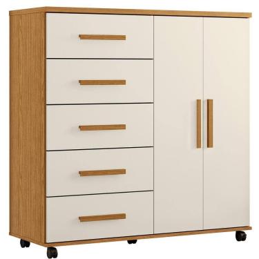 Imagem de Cômoda Toronto 2 Portas e 5 Gavetas - Móveis Albatroz