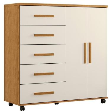 Imagem de Cômoda Toronto 2 Portas e 5 Gavetas - Móveis Albatroz