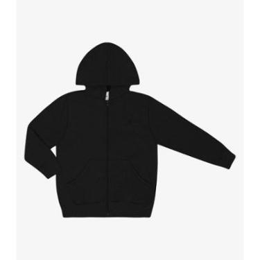 Imagem de Jaqueta Infantil Com Capuz Trick Nick Preto-Unissex