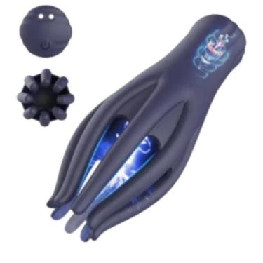 Imagem de Masturbador Masculino Vibrador Massageador Glande Tentáculos - Vbrante