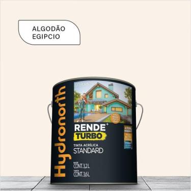 Imagem de Tinta Acrílica Standart Rende Turbo 3,6 Litros Cores Hydronorth Cor:Al