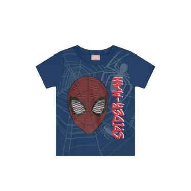 Imagem de Camiseta infantil menino do Homem-Aranha em gel Brandili-Masculino