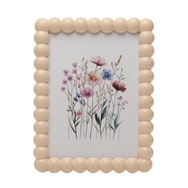 Imagem de Porta-Retrato Pérolis 15cmx 20cm Creme MDF - Wolff