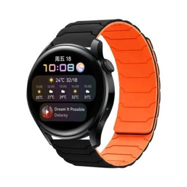 Imagem de Pulseira Magnética De Silicone De 22mm E 20mm Para Samsung Galaxy Watc
