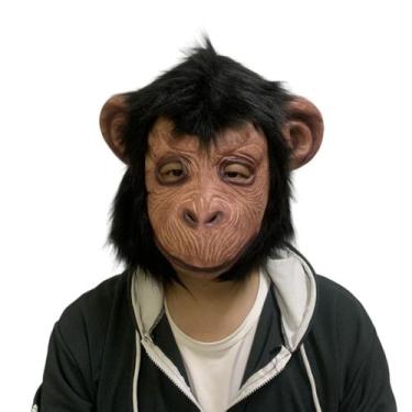 Imagem de Máscara Gorilla Latex para Halloween, transmissões ao vivo e festas - 