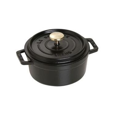 Imagem de CAÇAROLA STAUB REDONDA EM FERRO FUNDIDO PRETA 14CM 405094760