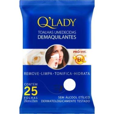 Imagem de Toalhas Umedecidas Q Lady Demaquilante 25 fls. - Hygieline
