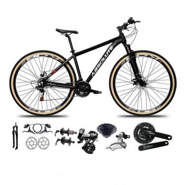 Imagem de Bicicleta Aro 29 Absolute Nero 5 Câmbios Shimano Altus 24v Freio Hidráulico Garfo Com Trava Preto 23