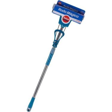 Imagem de Mop Rodo Mágico Azul Dolce Home Com Cabo Regulável e Refil PVA D1289