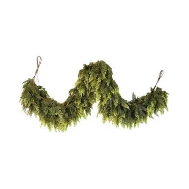 Imagem de Guirlanda De Pinheiro De Natal Artificial, Decoração De Inverno Para L