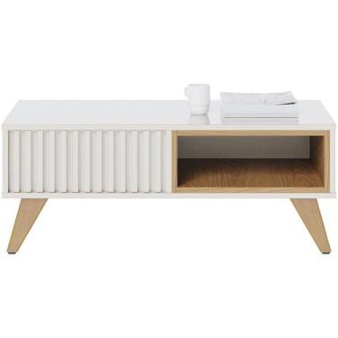 Imagem de Mesa De Centro Jeri Off White/Freijo - Colibri, Off White e Freijó