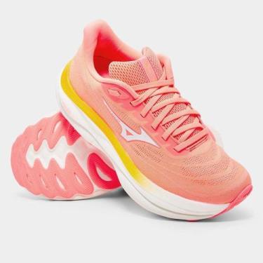 Imagem de Tênis Mizuno Wave Sky 9 Feminino, Coral, 37