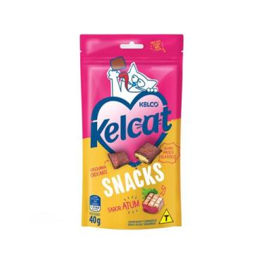 Imagem de Snack Kelcat para Gatos Sabor Atum - 40g - 1 unidade - Kelcat / Kelco 