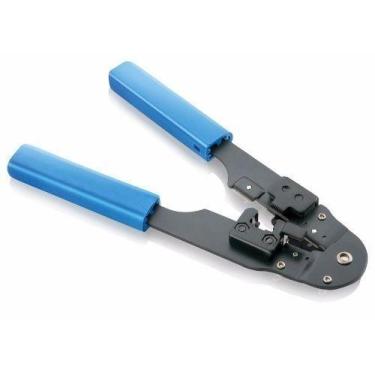 Imagem de Alicate Crimpar Conectores Rede Profissional 8p- Rj45 210c - Caster Br