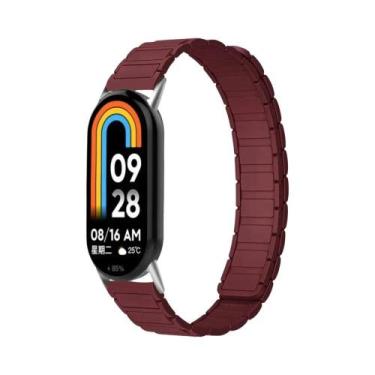 Imagem de Pulseira De Silicone Magnética Para Xiaomi Mi Band 9 10 8, Acessórios 