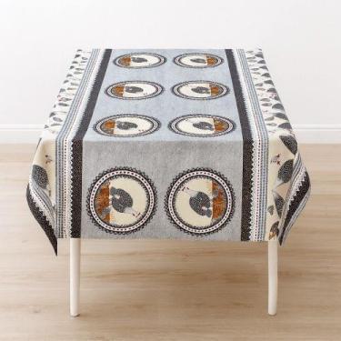 Imagem de Toalha De Mesa Termica Galinha Da Angola Rolo 1,40x30,00m Vinil PVC - 