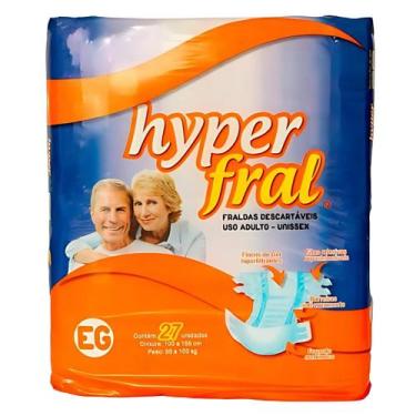 Imagem de Fralda Geriatrica Hyperfral Mega Tamanho:XG, XG
