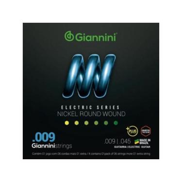 Imagem de Encordoamento Para Guitarra .009 Giannini Geegstp9 Plus