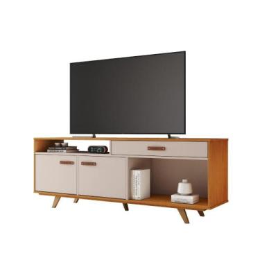 Imagem de Rack Frision para TV até 65 Polegadas - Top Decor, Cinamomo/Off