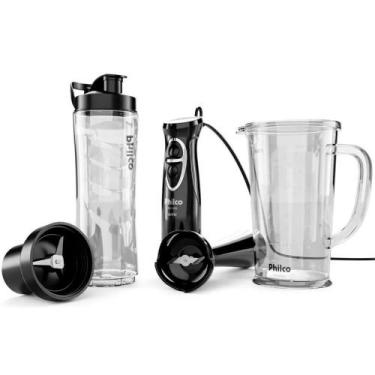 Imagem de Philco PMX40A 220v 2 em 1 Mixer e Blender 2 Velocidades 4 Lâminas Inox