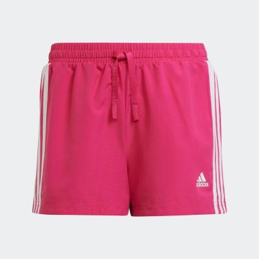 Imagem de Short Infantil Adidas Designed To Move 3-Stripes Feminino-Feminino