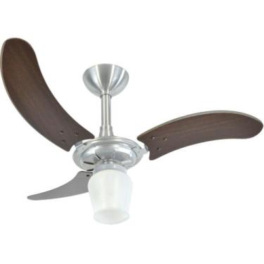 Imagem de Ventilador de Teto Infinity 2000 Alumínio Escovado 3 Pás Tabaco 127v, 