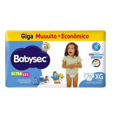 Imagem de Fralda Babysec Galinha Pintadinha Ultra XG 76 Unidades