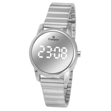 Imagem de Relógio CHAMPION feminino digital prata CH48215Q