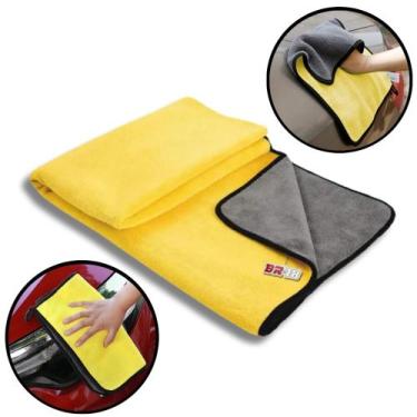 Imagem de Pano Unitário Microfibra 60x30cm Premium Limpeza Carro Moto Multiuso A