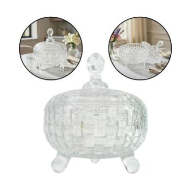 Imagem de Bomboniere Potiche Vidro 750ml Decorativo Baleiro Compoteira - Kadê