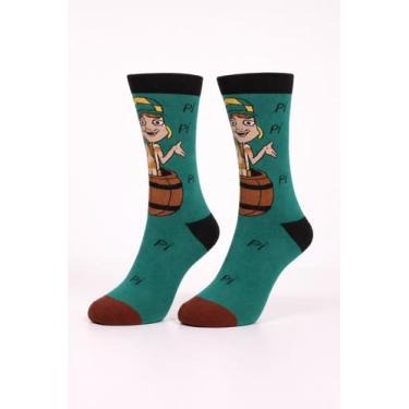 Imagem de Meia Divertidas Turma Chaves Adultos 34-43 Sortidas - GAC VARIEDADES