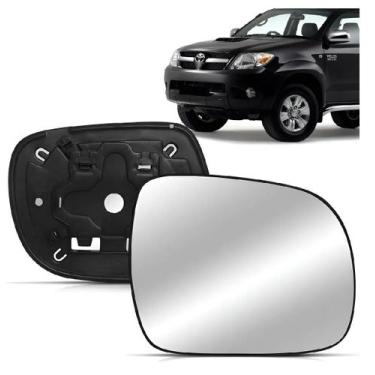 Imagem de Lente Base Espelho Retrovisor Hilux SW4 2006 A 2015 Esquerdo - Gcompon