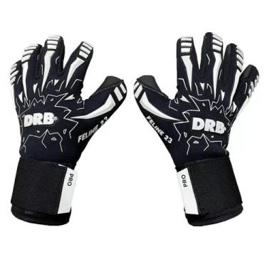 Imagem de Luva De Goleiro Profissional Feline 22 PRO SR Dribbling, 11, Preto