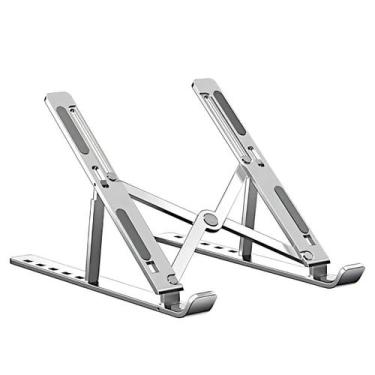 Imagem de Suporte Aluminio De Notebook Articulado Dobrável Ergonomico - Oberon