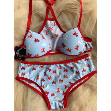 Imagem de Lingerie juvenil menina moça - Secrets moda íntima , Azul bebê, GG
