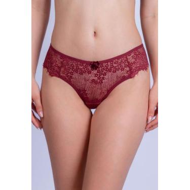 Imagem de Calcinha Fio Dental de Renda - Stella Bernardi, Vermelho sensuale, M