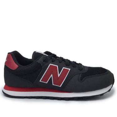 Imagem de Tênis Casual New Balance Masculino 500 GM500, 43, Black