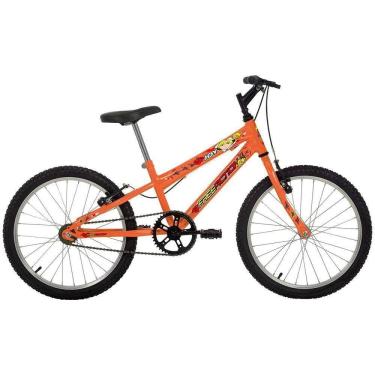 Imagem de Bicicleta Joy Mountain Bike Aro 20 Quadro Aço 1 Marcha Infantil Laranja Free Action