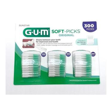 Imagem de Fio Dental Gum Sunstar Soft Picks com 300 Unidades